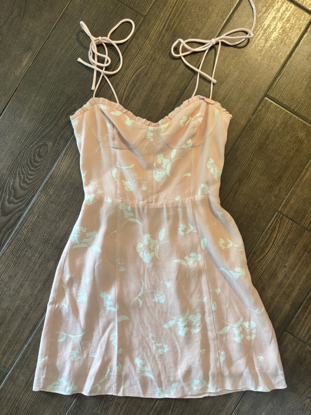 Aritzia Wilfred Fable Mini Dress- Blush Pink 2XS
